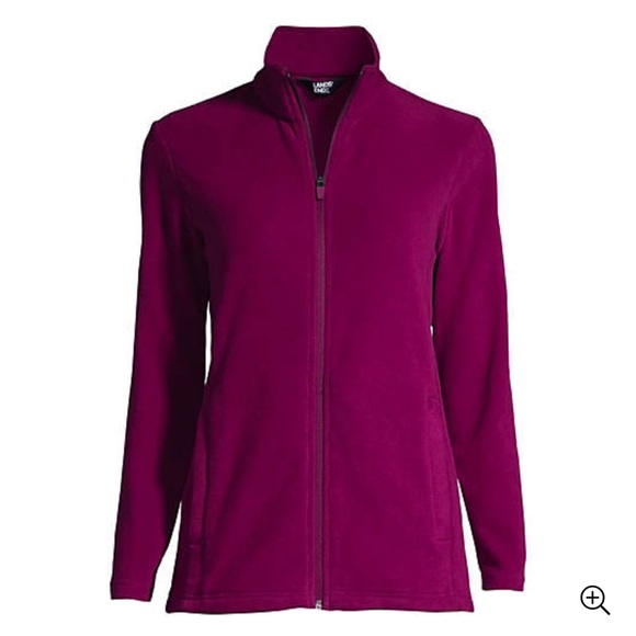 Lands' End Jackets & Coats Lands End Womens Plus Size Full Zip